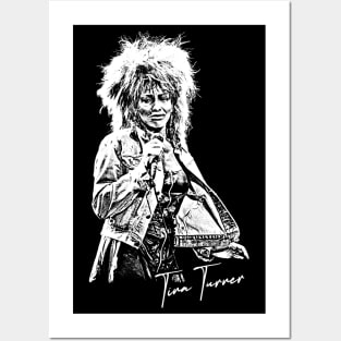 Tina Turner / 80s Style Retro Fan Art Design Posters and Art